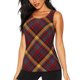 thumbnail image 1 of Fotbe Buffalo Check Plaid Blusas Sin Mangas para Mujer – Estilo Casual, Corte Suelto, Slim-Fit, Cuello Redondo Deportivo, Tops de Verano para Gimnasio y Yoga-Medium, 1 of 7