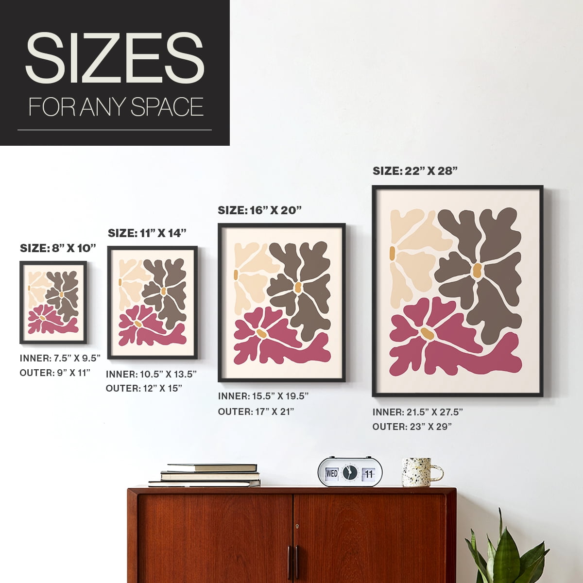 Matisse CCLX in Solid Wood 22 x 28 Framed Print