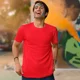 thumbnail image 5 of Playera Hombres Basica Manga Corta Sencilla Algodón Casual, 5 of 6