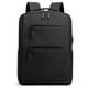 thumbnail image 1 of Mochila para computadora portátil, mochilas de viaje para computadoras portátiles con puerto de carga USB, mochila universitaria, bolsa para computadora, negra, 1 of 6