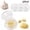 B, variant on Portable Twist Garlic Press Mincer, Mini Clear Plastic Garlic Roller Peeler Grinder Small Kitchen Tool for Camping BBQ Home Cooking