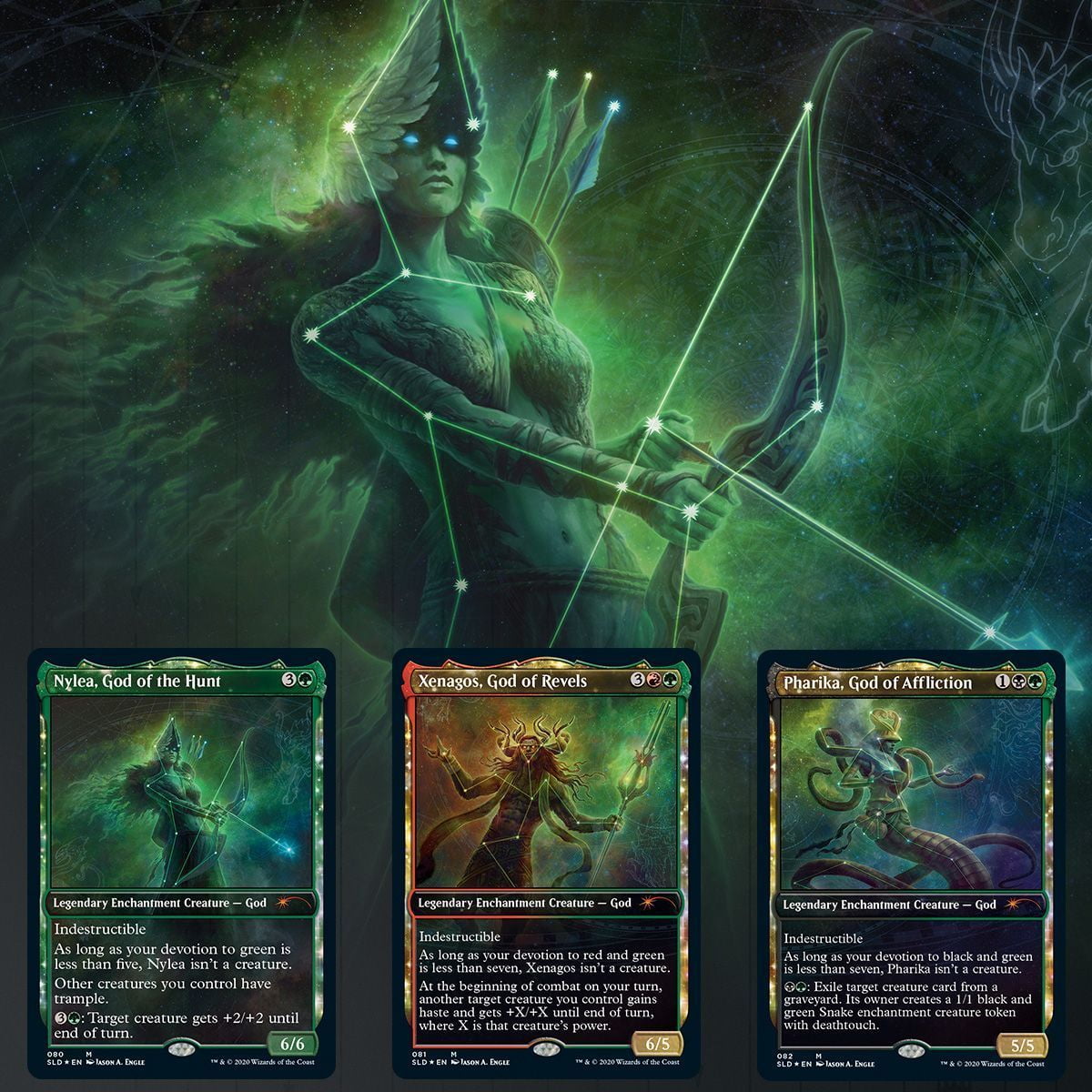 MTG secret lair theros stargazing 1〜5 Magic: The Gathering Secret Lair: MTG Theros Stargazing