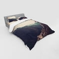 thumbnail image 3 of Ambesonne Mountain Bedding Set 3 Pcs, Woman Hiker on Top, Twin XL, Multicolor, 3 of 3