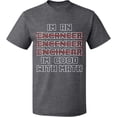 thumbnail image 2 of OXI T-Shirt - Im An Enganeer Good With Math, Basic Casual T-Shirt for Men's and Women Fleece T-Shirt Short Sleeve - Graphite Heather 3X-Large, 2 of 3