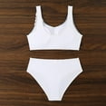 thumbnail image 6 of Clothing 2025 Yajing Swimwear for Women Cover Ups for Swimwear Women Slimming Bikini Two Piece Swimsuit Set with Breast Pad Without Brackets L White, 6 of 9
