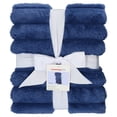 thumbnail image 5 of Mainstays Kids Soft Channel Blue Faux Fur Throw, 50" x 60", 5 of 6