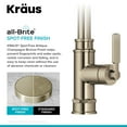 thumbnail image 6 of KRAUS Allyn Transitional Industrial Pull-Down Single Handle Kitchen Faucet in Spot-Free Antique Champagne Bronze, 6 of 7