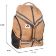 thumbnail image 6 of Ozark Trail 35L Adult/Teen Polyester Convertible Backpack Duffel, Brown, 6 of 13