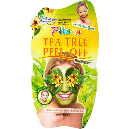 - (2 pack) 7th Heaven Tea Tree Peel Off Face Mask, Soothing, 0.3 fl. oz.