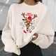thumbnail image 1 of ICHUANYI Clearance Christmas Fashion Women's Casual Long Sleeve Printed Ladies Short Sweatshirts Tops ICHUANYI "ICHUANYI", 1 of 4