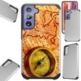 thumbnail image 1 of Compatible with Samsung Galaxy S22 5G 6.1" Hybrid Fusion Guard Phone Case Cover (Treasure Map), 1 of 1