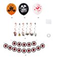 thumbnail image 1 of Kit de globos de fiesta de Halloween Suministros de decoración de látex de globos negros y naranjas para calabaza Speravity HA8427-00B, 1 of 6
