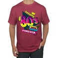 thumbnail image 1 of Totally 80's Forever Vintage Men's Graphic T-Shirt, Vintage Heather Red, Small, 1 of 5
