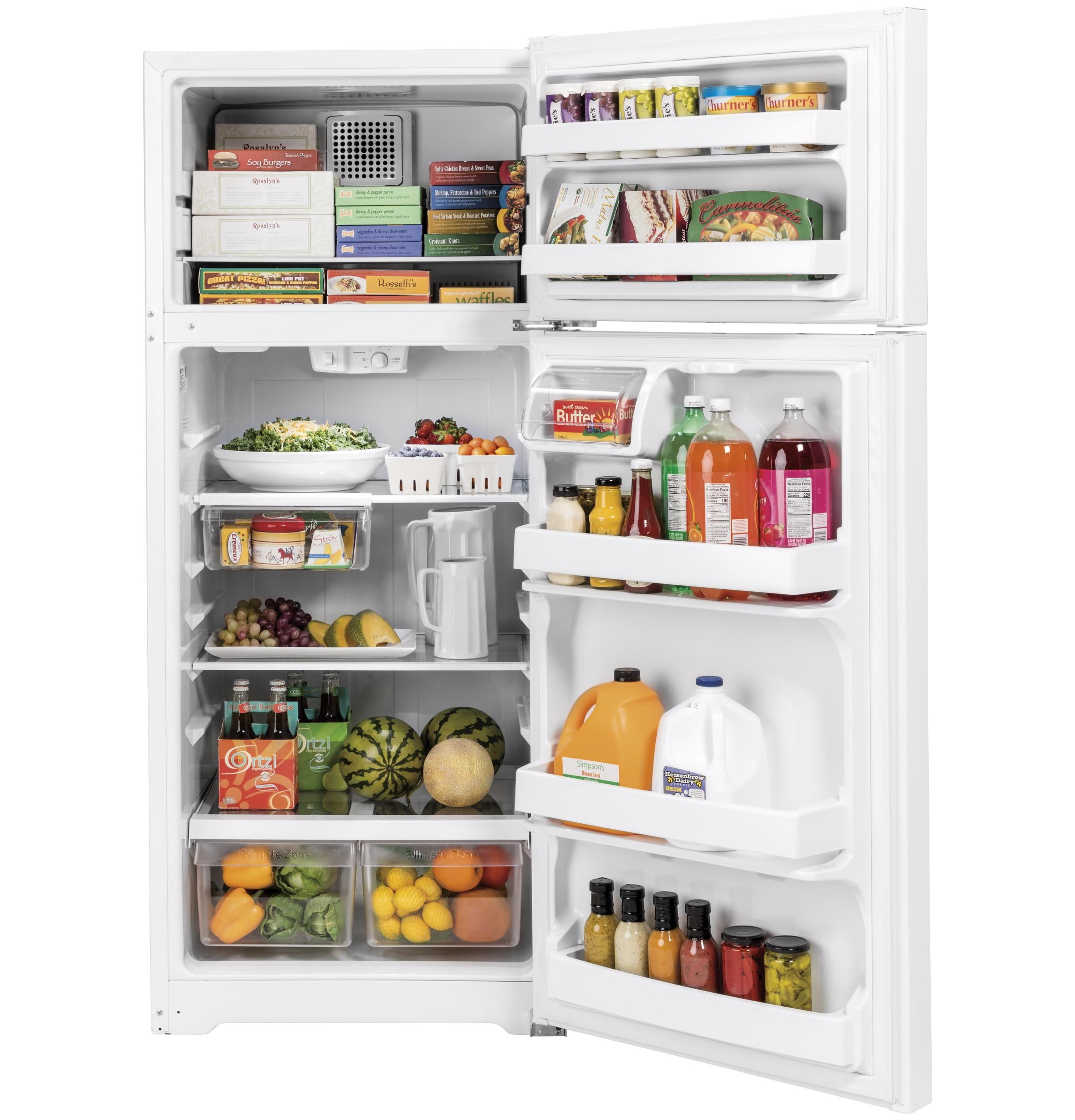 GE 17.5 Cu. Ft. Top Freezer Refrigerator - GTS18HGNRWW