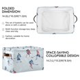 thumbnail image 2 of Yayeee Canvas Storage Basket with Handles for Shelves Fabric Bins Closet Organizer, Hockey Action Zone, 2 of 8