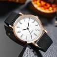 thumbnail image 3 of Resicozy Stainless Watches for Men 2026 Casual Quartz Fashion Business Wristwatch with Round Dial Black with White Face, 3 of 4
