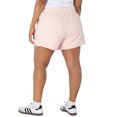thumbnail image 6 of Celebrity Pink Women's and Women's Plus Tie Front Fleece Shorts, Sizes XS-4X, 6 of 6