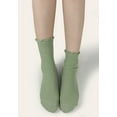 thumbnail image 4 of YooGuoGuo Ruffle Socks Women - Turn-Cuff Frilly Sock - Lightweight Cotton Socks, 4 of 6
