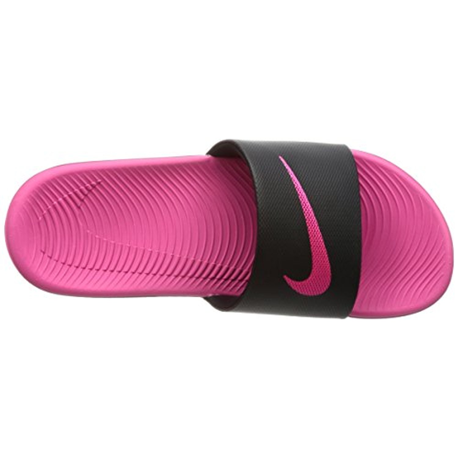 Little Kid's Nike Kawa Slide Black/Vivid Pink (819353 001) - 3 - image 5 of 7