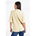 thumbnail image 3 of Blazer de lino Roman Fashion Juvenil Beige M, 3 of 6