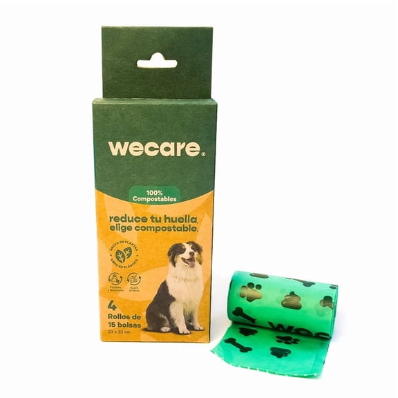 Bolsa para Mascotas 4 rollos con 15 piezas c/u