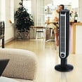 thumbnail image 3 of lasko 2505 portable electric 36?oscillating tower fan with fresh air ionizer, timer and remote control for indoor, bedroom and home office use, 36 inch, black, 3 of 5