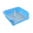 thumbnail image 3 of Bandeja de orinal antideslizante para perros con almohadilla para orinar que mantiene los suelos firmes. Inodoro para perros para orinar. Azul, 3 of 9