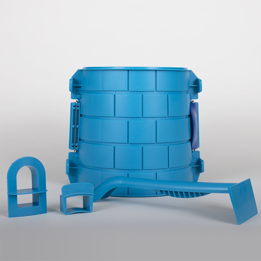 Create A Castle - Basic Tower Kit, Split Mold Sand Castle Construction, Plastic Beach Toy for Kids