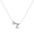 thumbnail image 2 of Joernso Couple Necklace Letter Shape Unisex Alloy Stainless Men Pendant for Gift, 2 of 8