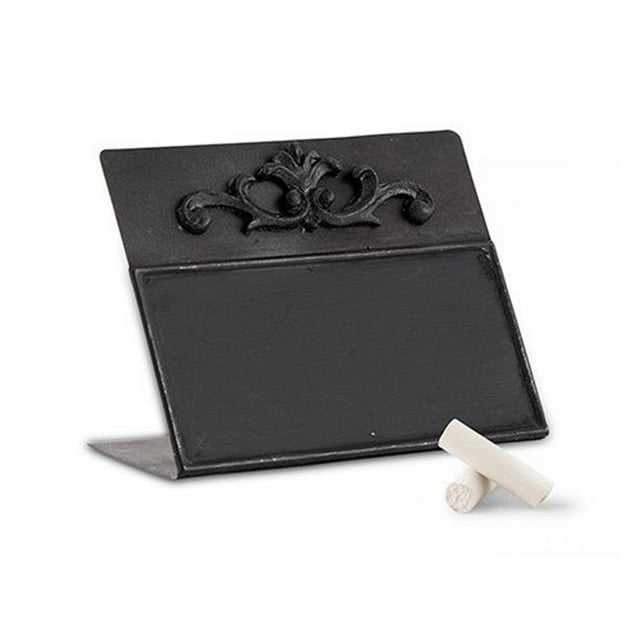 Weddingstar 9744 Horizontal Standing Blackboard Sign with Aged Finish - Small