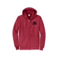 thumbnail image 1 of Gravity Outdoor Co. Zip-Up Hoodie - Heather Red - Black Logo - Small, 1 of 2