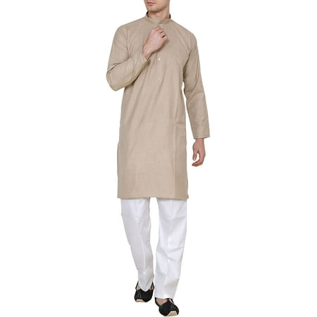 

Royal Kurta Men s Cotton Linen Kurta Pyjama (38 Parrot Green)
