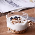 thumbnail image 4 of MesaSe High Temperature Resistant Yogurt Pudding Glass 250ml Yogurt Pudding Cup Ins Style Simple Clear Glass Cup Dessert Container, 4 of 6