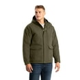 thumbnail image 2 of Men's Quilt-Lined Micro-Duck Hooded Work Coat, 2 of 5