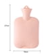 thumbnail image 4 of Botella De Agua Caliente Bolsas de agua caliente de PVC Calentador de pies de manos Botella de compresa caliente para calambres (1000ML Rosa), 4 of 9