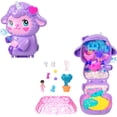 thumbnail image 1 of Muñeca Polly Pocket Cozy Dreamland con Cordero, Juego Compacto con Muñeca y Mascota, 1 of 6