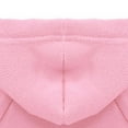 thumbnail image 3 of TELOLY Dog Clothes,Breathable Comfort Dog Jacket,Soft Fleece Material Soft Touch Fabric Dog Sweatshirt,Pink,Xs, 3 of 4