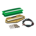 thumbnail image 2 of Bunblic Mini Humbucker Pickup,Double Coil Compact Easy to Install Replacement Accs Sturdy Lightweight Double Rail for Electric Guitar green, 2 of 8