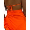 thumbnail image 3 of Gvmfive Women Beach See Through Ruffles Swimsuit Cover Up Beachwear, 3 of 4
