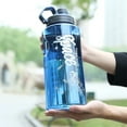 thumbnail image 6 of Qholemyo 1100ML Large Capacity Portable Leak Proof Sports Water Bottle With Straw Plastic Outdoor Gym Travel Cup Easy To Carry Wholesale Location Cup, 6 of 8