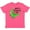 Retro Heather Pink, variant on Happy St. Patrick's Day- green dinosaur Youth T-Shirt