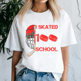 thumbnail image 3 of I Skated Through 100 Days Of School Ice Hockey, 100 Days of School Shirt,100 Day TShirt,Back to School Tee,Teacher Gift, 3 of 5