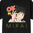 thumbnail image 2 of Mirai OK Sign Adult Black Crew Neck Short Sleeve T-shirt-3XL, 2 of 3