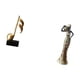 thumbnail image 5 of Figura de escritorio,Escultura de nota musical para escritorio,oficina,decoración del hogar,Figura de escritorio,Artesanía de escritorio con figuras africanas coleccionables,Estatua de dama, 5 of 8