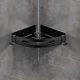 thumbnail image 2 of Estante de baño triangular de acero inoxidable, negro titanio, adecuado para una variedad de escenas, cocina, baño, inodoro Rojo Verde, 2 of 4