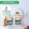 thumbnail image 4 of Yayeee Pot Holders Kitchen Heat Resistant with Pocket 7"x9.8" Cotton Oven Cooking Hot Pads, Floral Mountain, 4 of 7