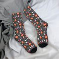thumbnail image 5 of Daiia doodles and Easter Print Crew Socks – Soft Breathable Long Socks for Men & Women, Moisture-Wicking & Comfortable Daily Wear Socks, One-Size Fits Most (US 5-11), 5 of 6