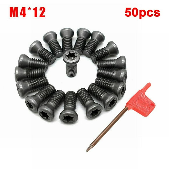 50X M2 M2.5 M3 M3.5 M5 Torx Screws for Replace Carbide Blades Cnc Lathe Tools