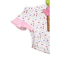 thumbnail image 3 of Sedceaty Baby Girl One Piece Swimsuit Swimwear Toddler Ice Cream Bikini Bathing Suit Sunsuit Rash Guard, 3 of 6