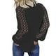 thumbnail image 5 of Pntutb Blusa de manga larga de encaje con cuello redondo y estampado navideño para mujer Tops sólidos Pntutb Pntutb-5589, 5 of 5